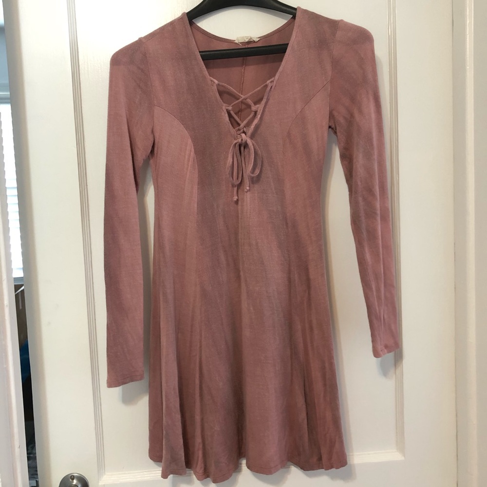 pink mini dress